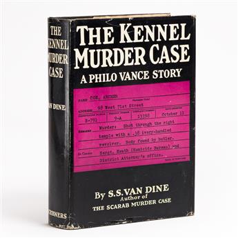 VAN DINE, S.S. The Kennel Murder Case.